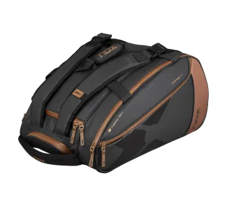 Sac de Padel NOX Luxury Open Series Noir/Marron - Confort et Durabilité
