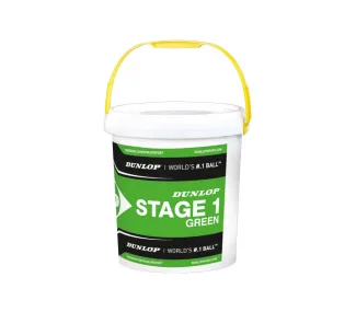 SCEAU 60 BALLES DUNLOP EASY TENNIS STAGE 1 - Equipment de Tennis de Haute Qualité